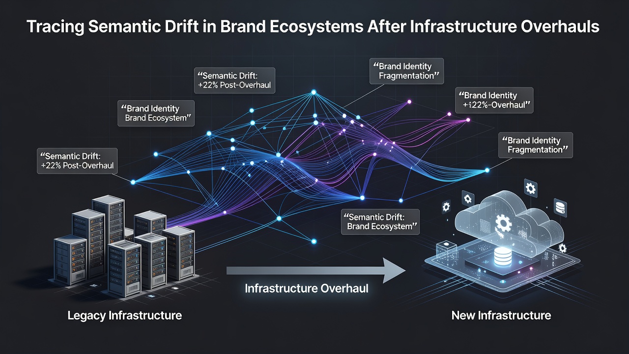 Tracing Semantic Drift in Brand Ecosystems After Infrastructure Overhauls